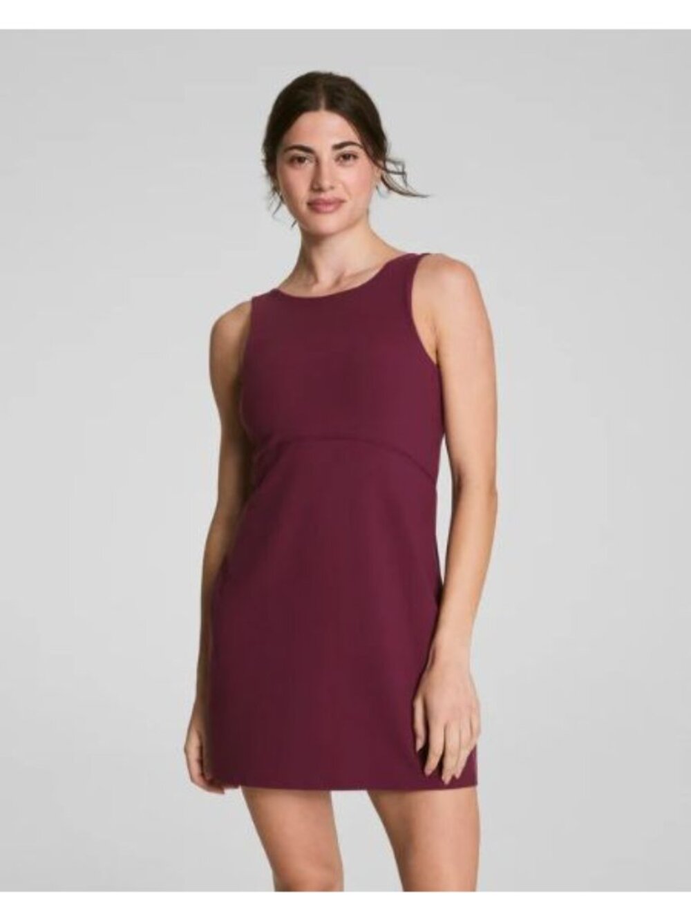 Spanx Smooth On Form Dress Size Small Burgundy Plum Berry Athletic Travel